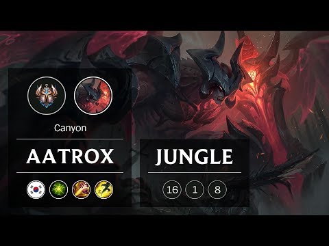 Aatrox Jungle vs Lee Sin - KR Challenger Patch 9.1
