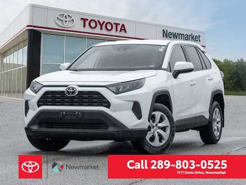 2024 Toyota RAV4 LE AWD in White for sale at Newmarket Toyota in Newmarket, ON