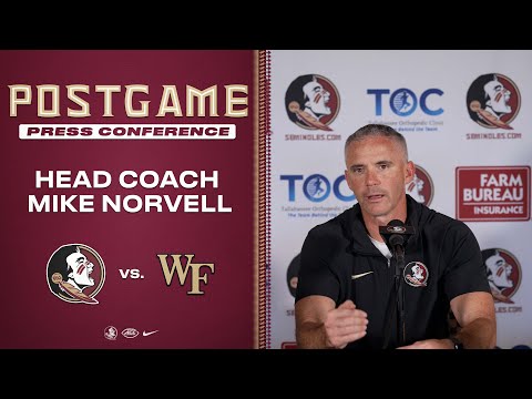 MIKE NORVELL | FSU Football Wake Forest Post Game Press Conference