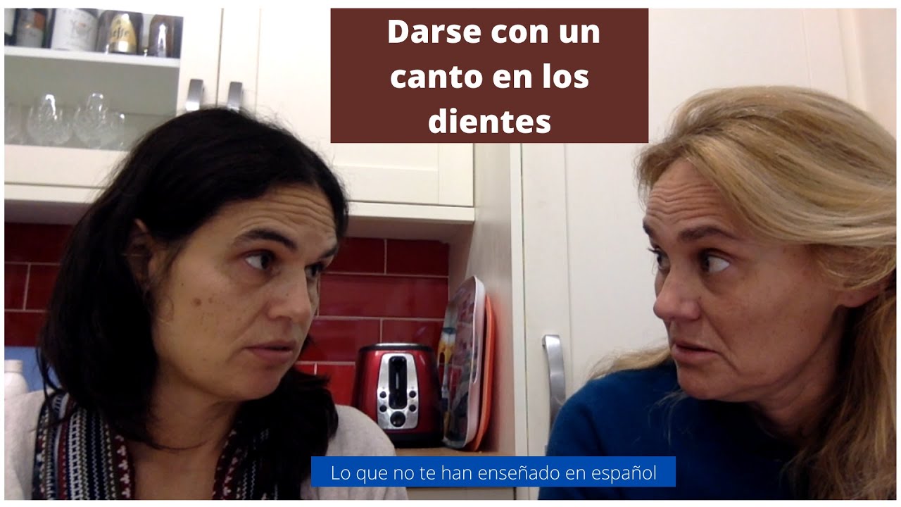 Darse con un canto en los dientes CEFR C1 con transcripción y sugerencias.