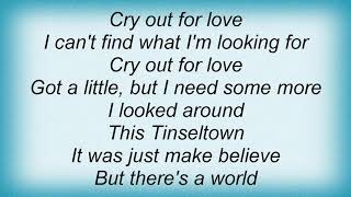 Holy Soldier - Cry Out For Love Lyrics