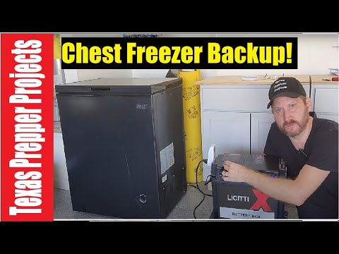 Cheap & easy backup for your chest freezer or CPAP! Power station. Licitti DIY 1,200WH #diy