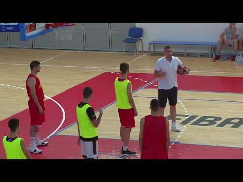 Dejan Milojević   Postavka napada za igru na low post u