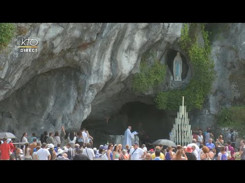 Chapelet du 9 août 2022 à Lourdes