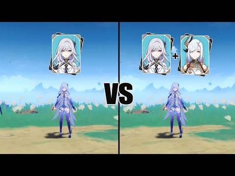 How Big the Damage Increase?? - Skirk with and without Shenhe // Genshin impact
