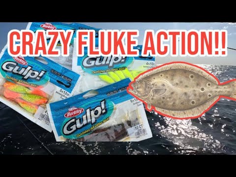 Late Summer Fluke fishing. Crazy non stop action!