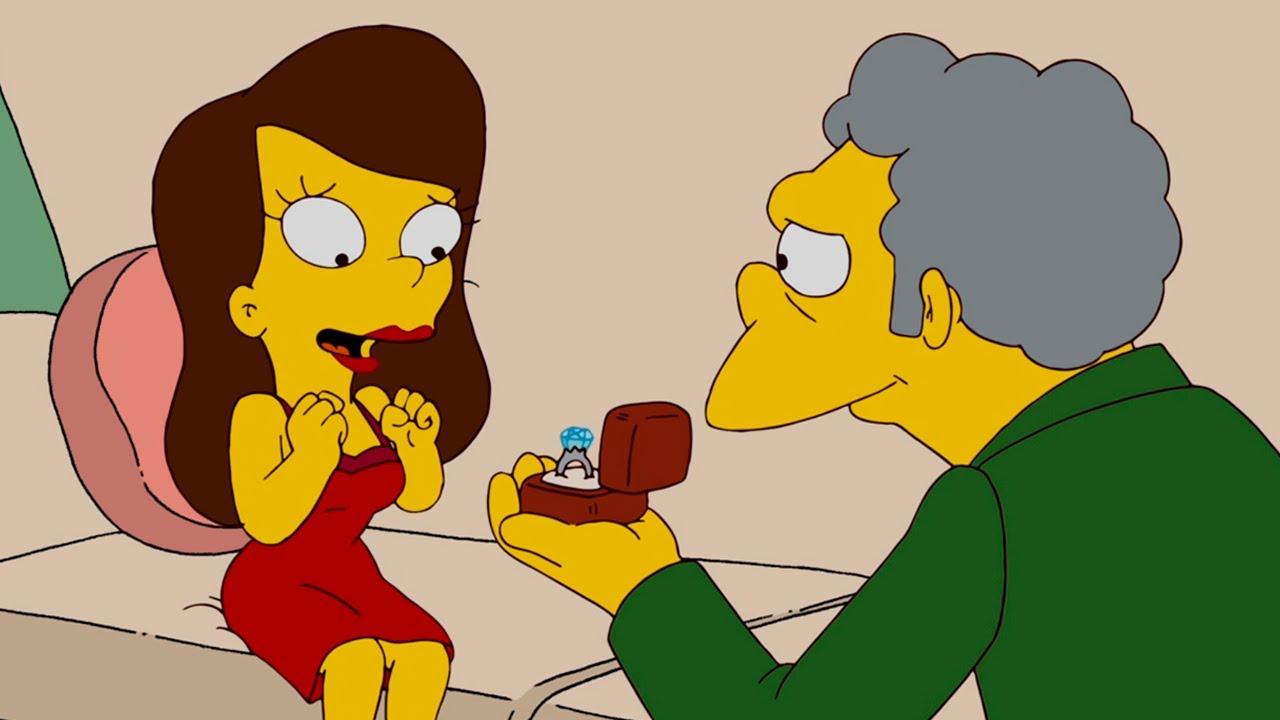 MOE PEDIU UMA ANÃ EM CASAMENTO | OS SIMPSONS