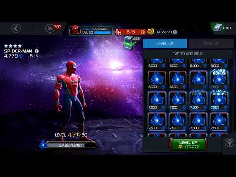 Rank Up Stark Enhance Spider Man - Marvel Contest of Champions