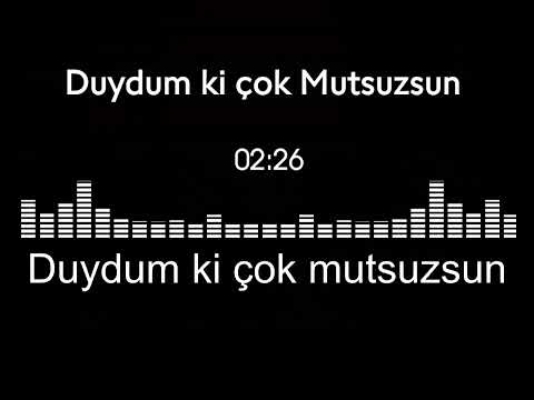 Duydum ki çok Mutsuzsun - Psychedelic Anatolian Rock 