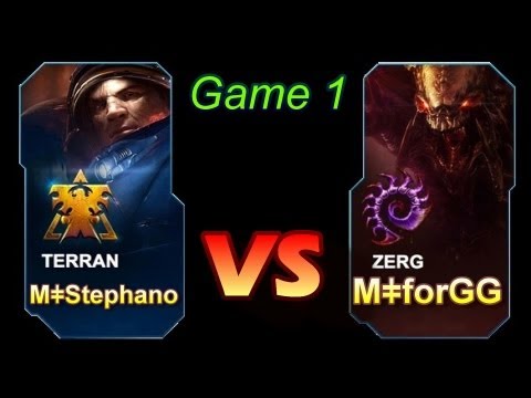 StarCraft 2 - MǂStephano[Z] vs  MǂForGG[T] :G1 (Commentary)