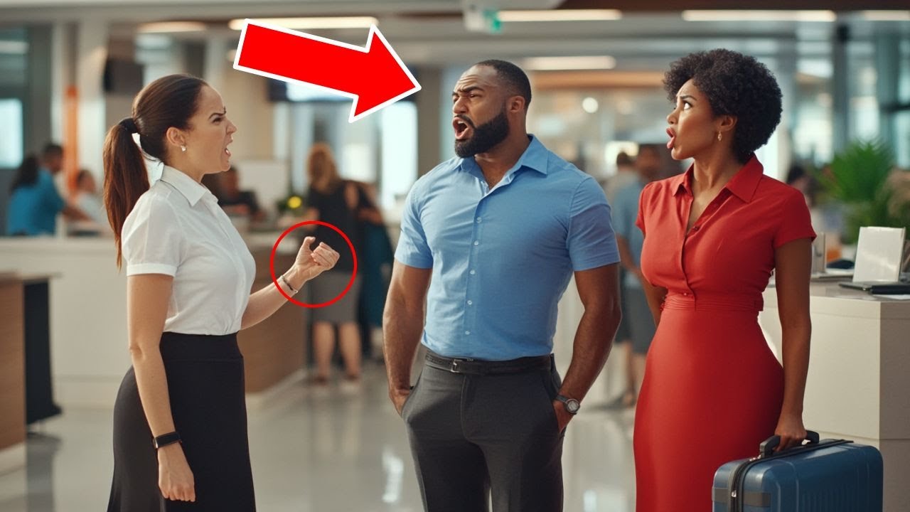 Racist Bank Teller Mistreats Black Couple, Moments Later She Faces a Gun Pointed at Her Head