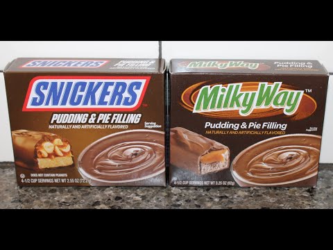 Snickers and Milky Way Pudding & Pie Filling Review