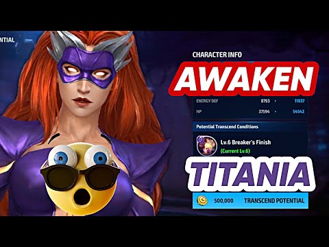 TITANIA awaken build in Marvel future fight Mr GAMER VINES Hindi video 👍