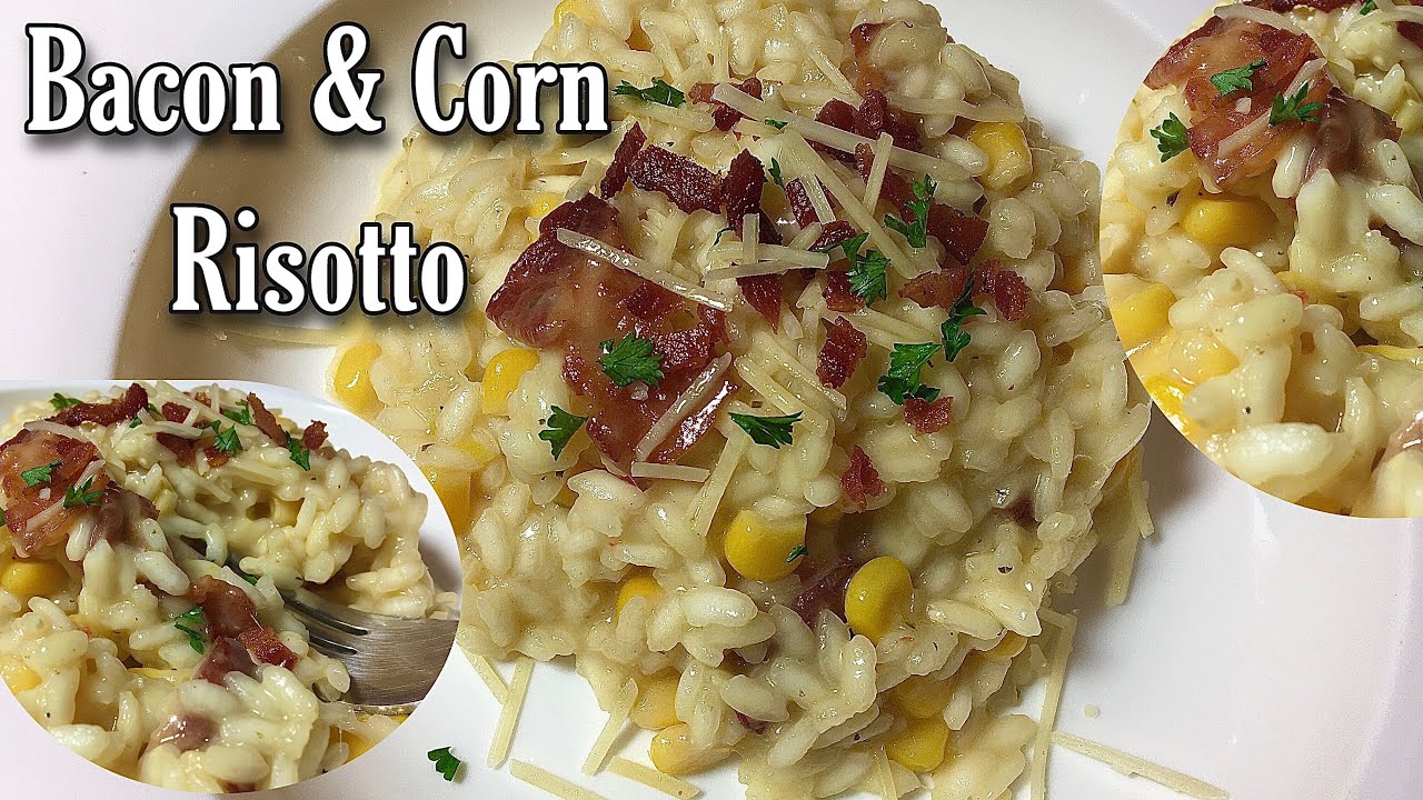 Bacon & Corn Risotto | Quick and Simple Easy to Make | Tiki Cooks Tv