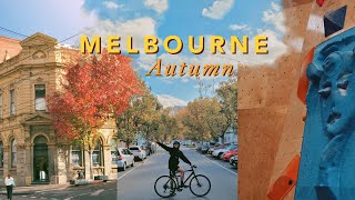 Spend Time A Day in Melbourne | VLOG | Bouldering 🧗, Cycling 🚴‍♀️ , Cafe Hunting 🍝