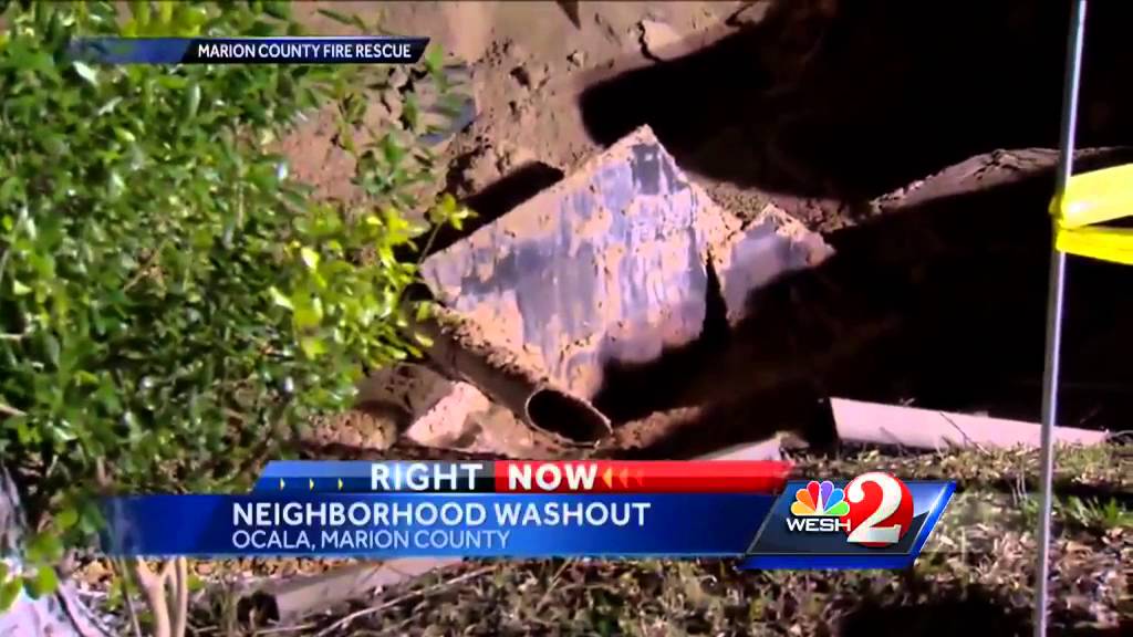 Homes evacuated due to sinkhole in Ocala neighborhood