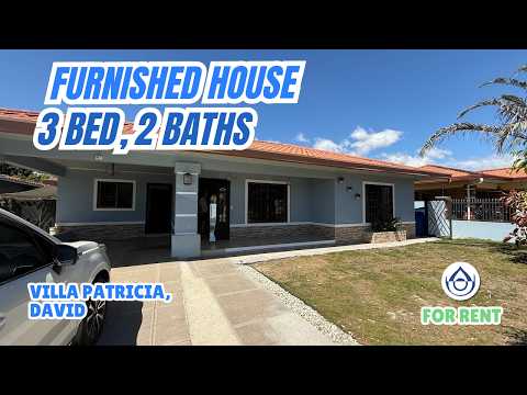 Furnished 3-Bedroom Home for Rent – Villa Patricia, David, Chiriquí +507 6981.5000