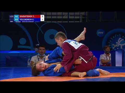 GOLD Men's GP Gi - 58 kg: Z. SHARAFIDINOV (KAZ) v. E. VOLCHENKOV (RUS)