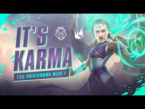 IT'S KARMA | LEC Spring 2019 Week 7 G2 Voicecomms
