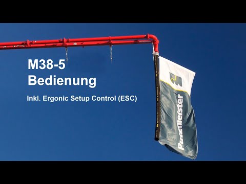 Putzmeister: M38-5 Bedienung (ESC)