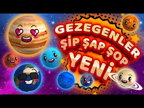 Gezegenler Şip Şap Şop | Eğitici Ve Eğlenceli Bebek ve Çocuk Şarkısı | Çizgi Film | Tatlış Tavşan