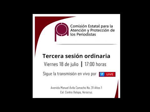 Tercera Sesión Ordinaria