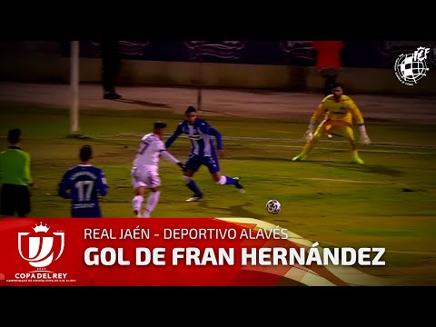Gol de Fran Hernández (Jugador del Real Jaén) | Real Jaén 3-1 Deportivo Alavés