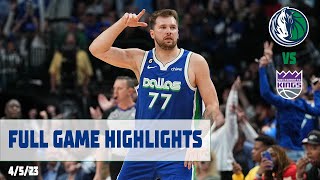 Luka Doncic (29 points) Highlights vs. Sacramento Kings | April 5, 2023