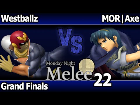 MNM 22 Melee - Westballz (C Falcon, Falco) vs MOR | Axe (Marth, Pikachu) - Grand Finals