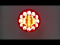 LED združené svetlo 12 / 24V - trojprvkové okrúhle / ECE R6, R7 (122x43,2mm) - Video Youtube