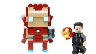 Brick Building Lego Iron Man mark50 - marvel Superhero fun Animation