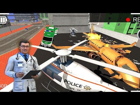 Policeman Ambulance Doctor Driver Simulator | Emergency Rescue Truck Games | game | Safari gamer