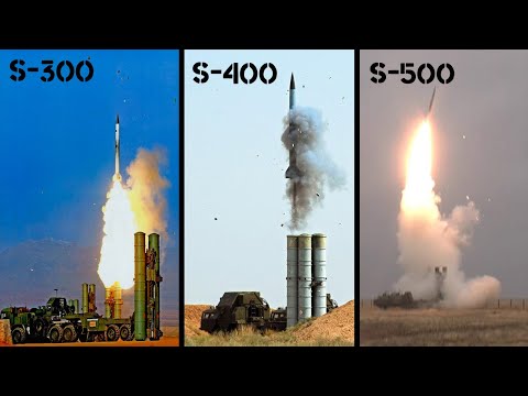 Russian S-300, S-400, and S-500 Missile Defense System in Action