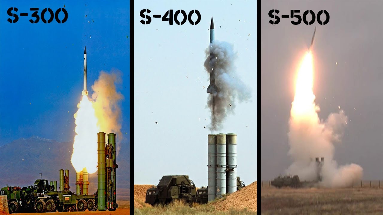Russian S-300, S-400, and S-500 Missile Defense Syste
m in Action