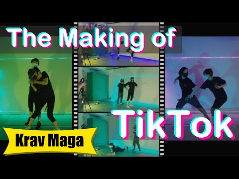 【TikTokメイキング映像&NG集】奮闘！クラヴマガを極める女たち [護身術]