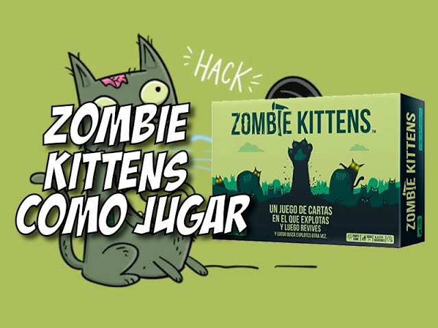 Vídeo relacionado con Asmodee Zombie Kittens, Juego de Cartas con Mecánica de Resurrección de Gatos y Venganza Desde el Más Allá, Compatible con Exploding Kittens, A Partir de 7 Años, 2-5 Jugadores, 15 Minutos, Español