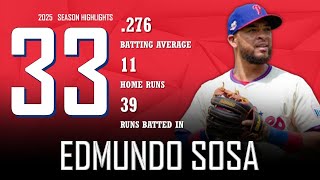 Edmundo Sosa || 2025 Philadelphia Phillies Highlights