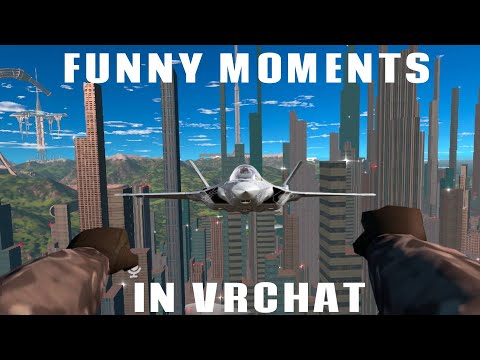 FUNNY MOMENTS IN VRCHAT PLANE GAME - VRchat