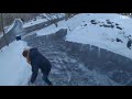 Man Slips Down Long Driveway Trying to Use Salt - 1024247