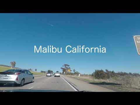 [4K] Scenic Drive: On Pacific Coast Highway| Malibu, California