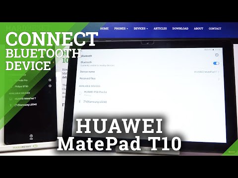 How to Connect Bluetooth Device with HUAWEI MatePad T10 – Bluetooth Connection