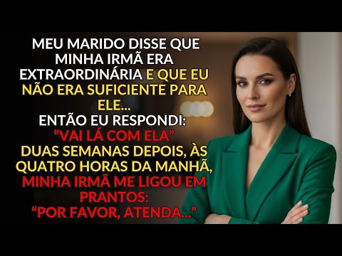 Depois que meu marido disse que minha irmã era melhor, minha revelação milionária arruinou sua vida…