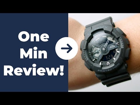 Casio G-Shock GA110-1B Watch | REVIEW