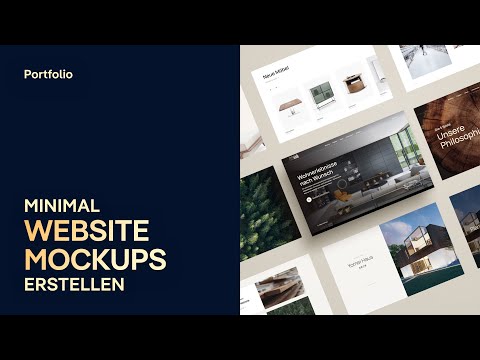 Portfolio Projekt-Teaser und Mockups erstellen – Design Tutorial