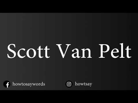 How To Pronounce Scott Van Pelt