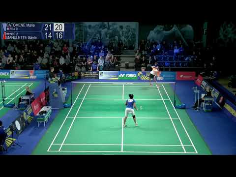 Match point - France (Marie Batomene) vs Netherlands (Gayle Mahulette) - EMTC 2019