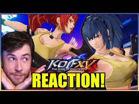 KOF XV LEONA HEIDERN REACTION