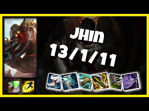 Jhin 11.2 Gameplay Challenger Replay Bot Lane - S11 (13/1/11) - EU