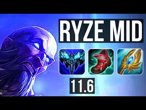 RYZE vs KARMA (MID) | Rank 9 Ryze, 6/2/6 | BR Challenger | v11.6