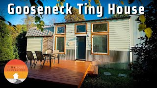 Beautiful Farmhouse Gooseneck Tiny House TOUR w/ Clever Design Ideas